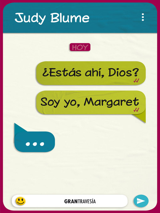 Title details for ¿Estás ahí, Dios? Soy yo, Margaret by Judy Blume - Available